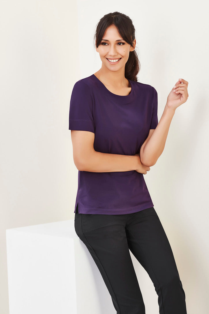 CS952LS - Biz Care - Womens Marley Short Sleeve Jersey Top