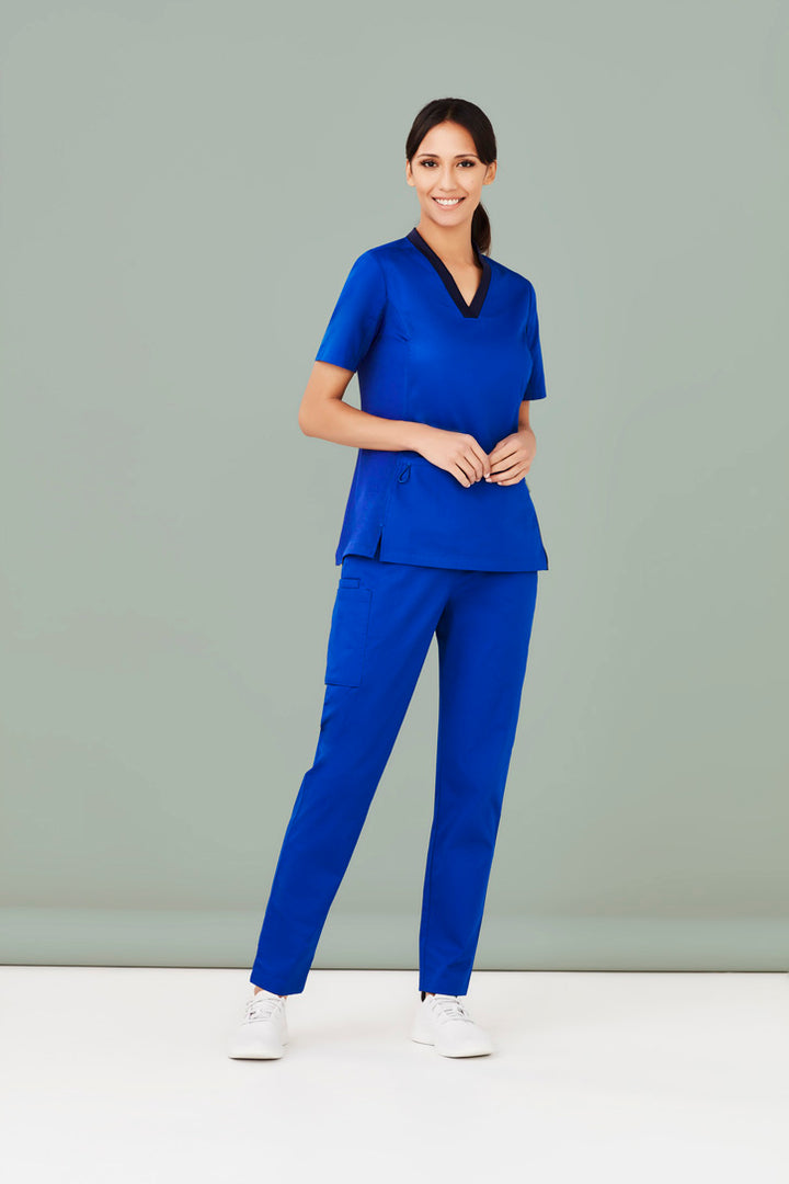 CSP047LL - Biz Care - Womens Riley Straight Leg Scrub Pant | Electric Blue