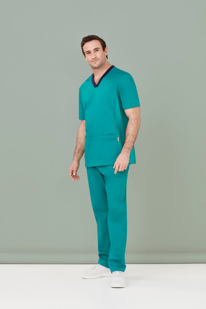 CSP047ML - Biz Care - Mens Riley Straight Leg Scrub Pant | Teal
