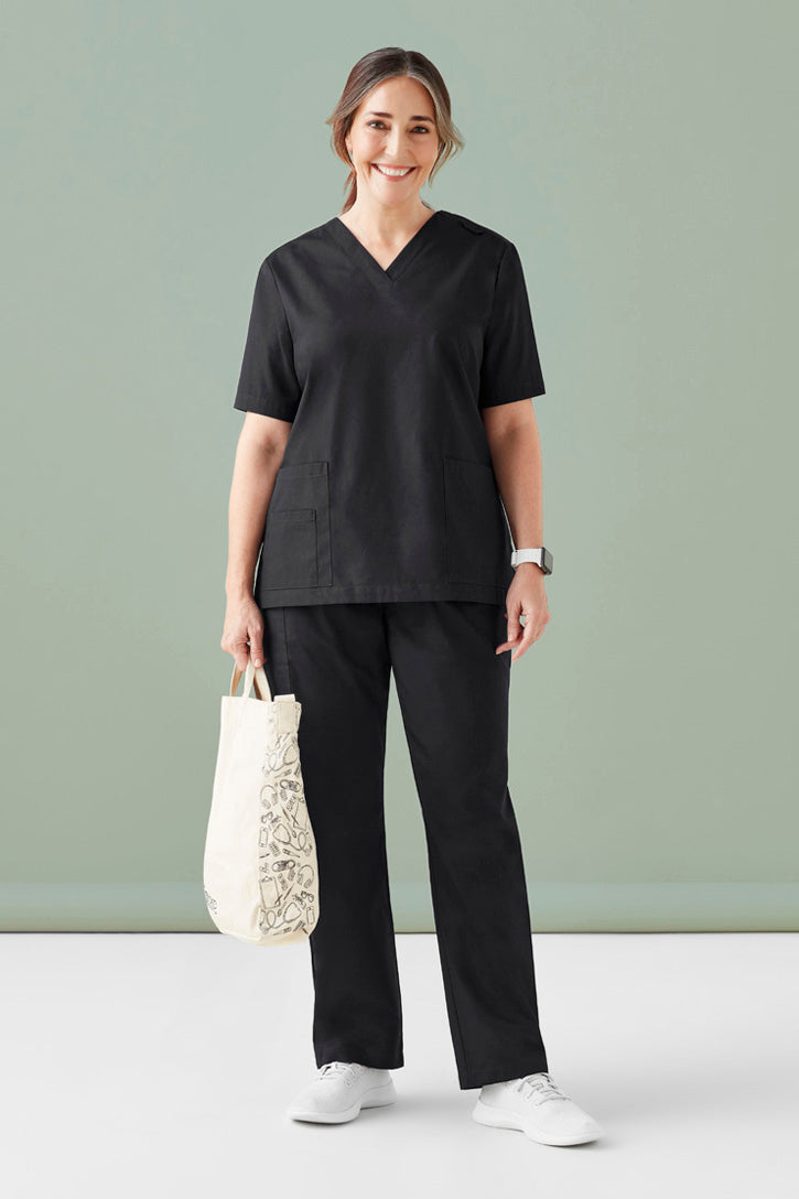 CSP143LL - Biz Care - Tokyo Womens Scrub Pant | Black