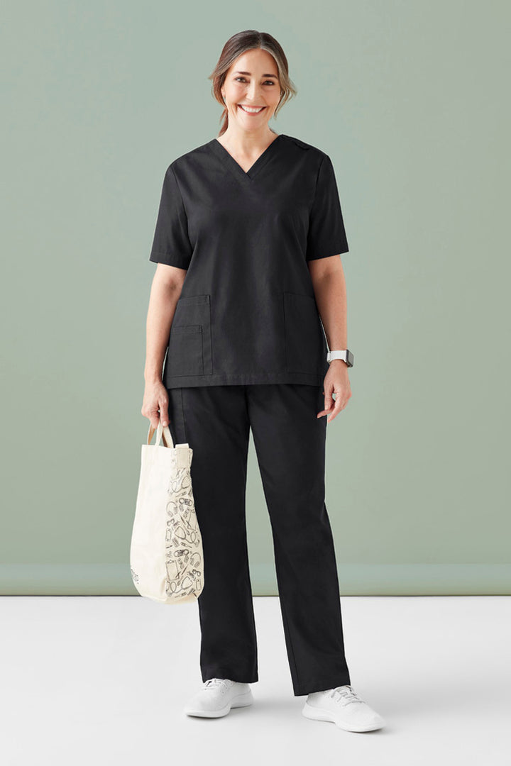 CSP143LL - Biz Care - Tokyo Womens Scrub Pant | Black