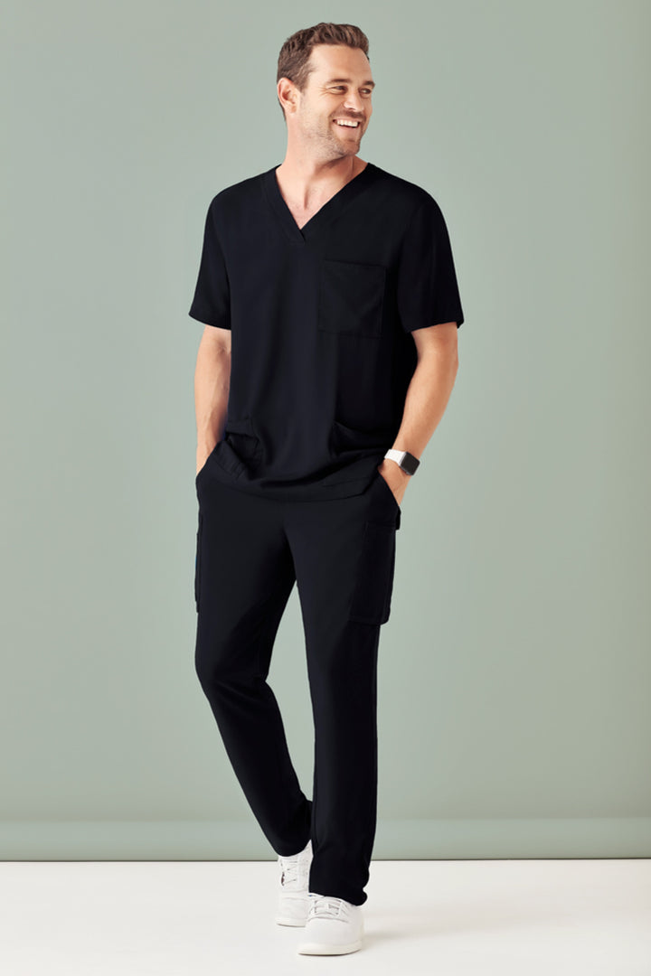 CSP946ML - Biz Care - Avery Mens Multi-Pocket Scrub Pant | Black