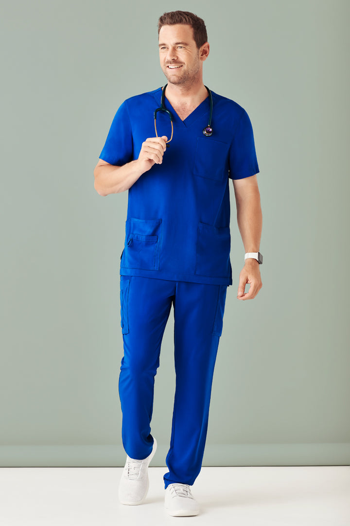 CSP946ML - Biz Care - Avery Mens Multi-Pocket Scrub Pant | Electric Blue