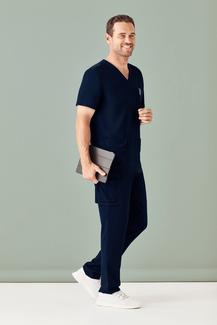 CSP946ML - Biz Care - Avery Mens Multi-Pocket Scrub Pant | Midnight Navy