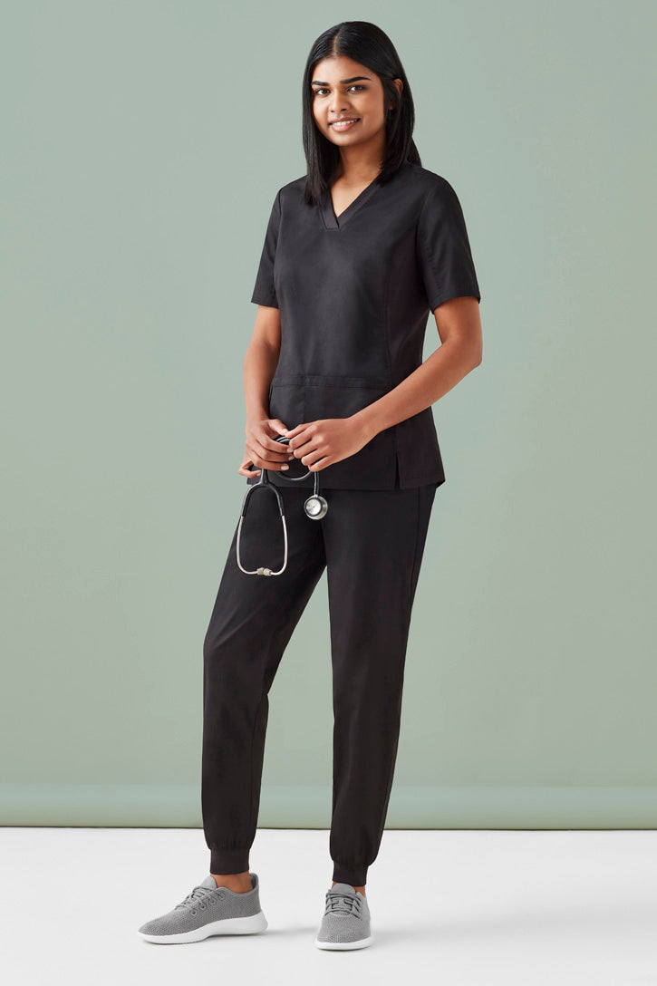 CST043LS - Biz Care - Womens Riley Stretch Scrub Top