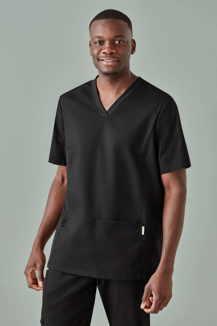 CST043MS - Biz Care - Mens Riley Stretch Scrub Top