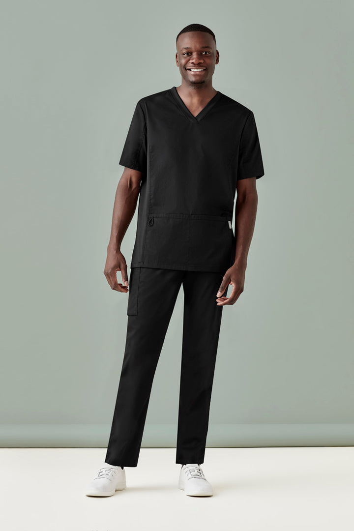 CST043MS - Biz Care - Mens Riley Stretch Scrub Top