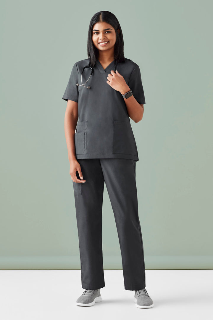 CST141LS - Biz Care - Tokyo Womens V-Neck Scrub Top
