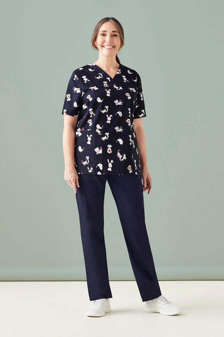 CST147LS - Biz Care - Best Friends Womens Scrub Top