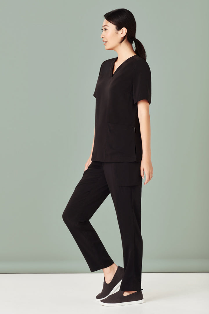 CST941LS - Biz Care - Womens Avery V-Neck Scrub Top