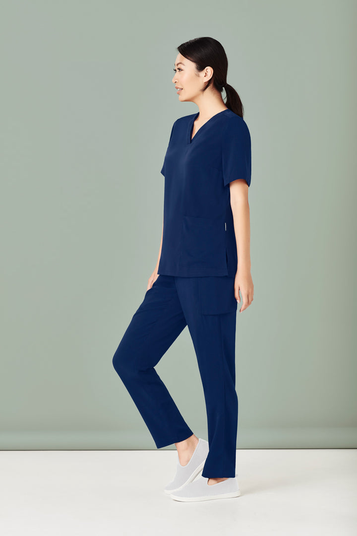 CST941LS - Biz Care - Womens Avery V-Neck Scrub Top