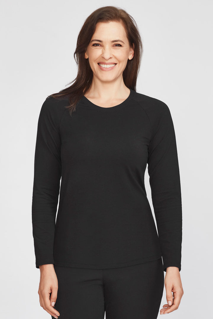 CT247LL - Biz Care - Performance Womens Cotton Long Sleeve Tee