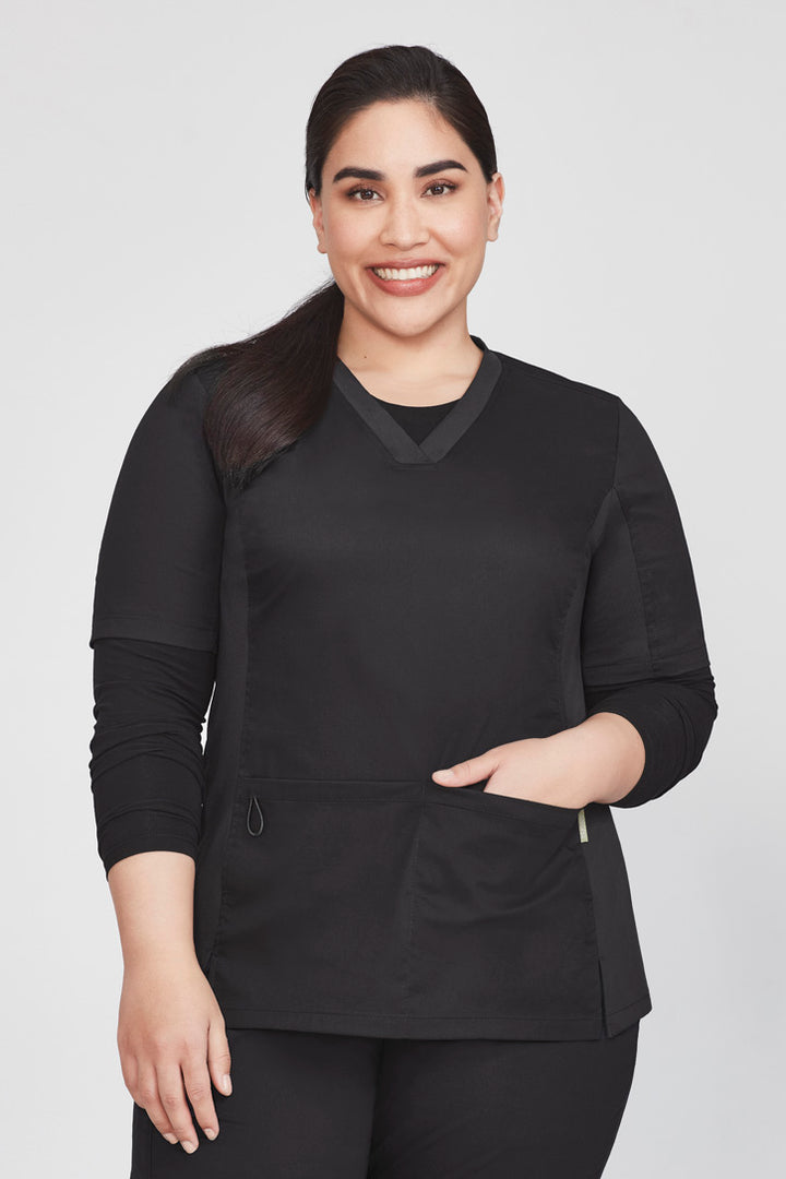 CT247LL - Biz Care - Performance Womens Cotton Long Sleeve Tee