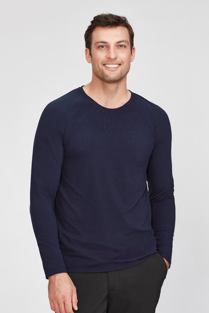 CT247ML - Biz Care - Performance Mens Cotton Long Sleeve Tee