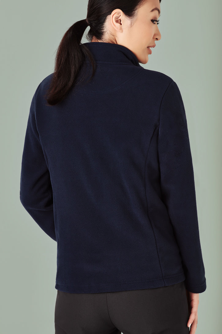 PF631 - Biz Care - Womens Plain Micro Fleece Jacket