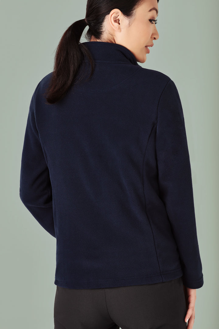 PF631 - Biz Care - Womens Plain Micro Fleece Jacket