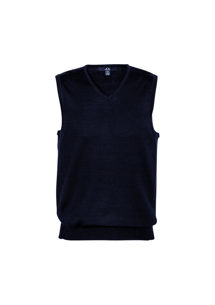 WV619M - Biz Care - Milano Mens Vest | Navy