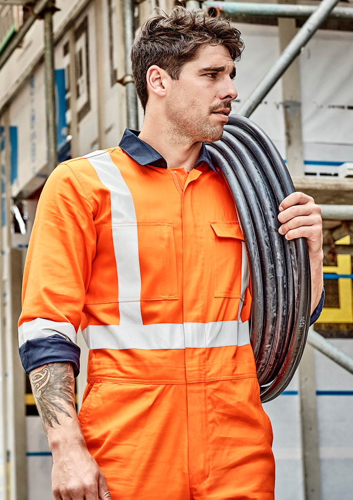ZC606 - Syzmik - Hi-Vis Mens TTMC-W17 Cotton Overall