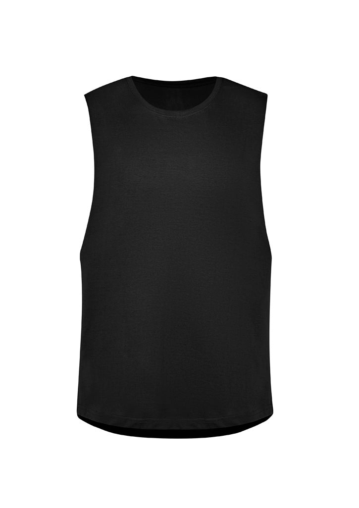 ZH137 - Syzmik - Mens Streetworx Sleeveless Tee | Black