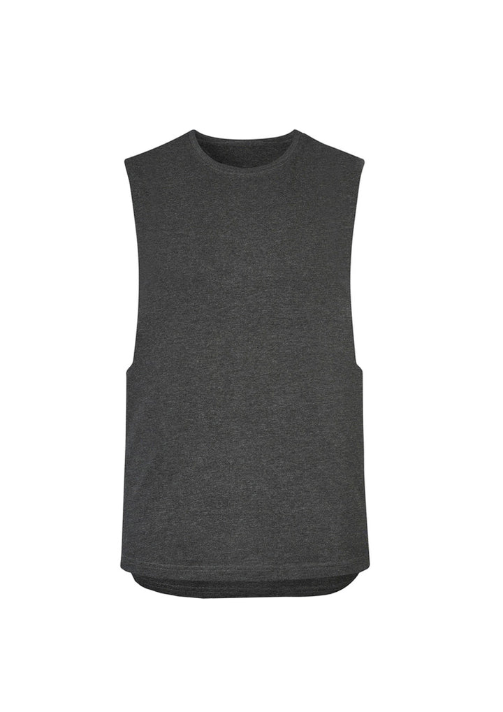 ZH137 - Syzmik - Mens Streetworx Sleeveless Tee | Charcoal