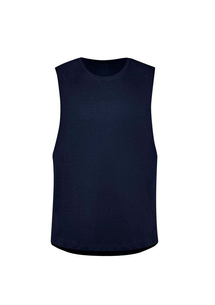 ZH137 - Syzmik - Mens Streetworx Sleeveless Tee | Navy