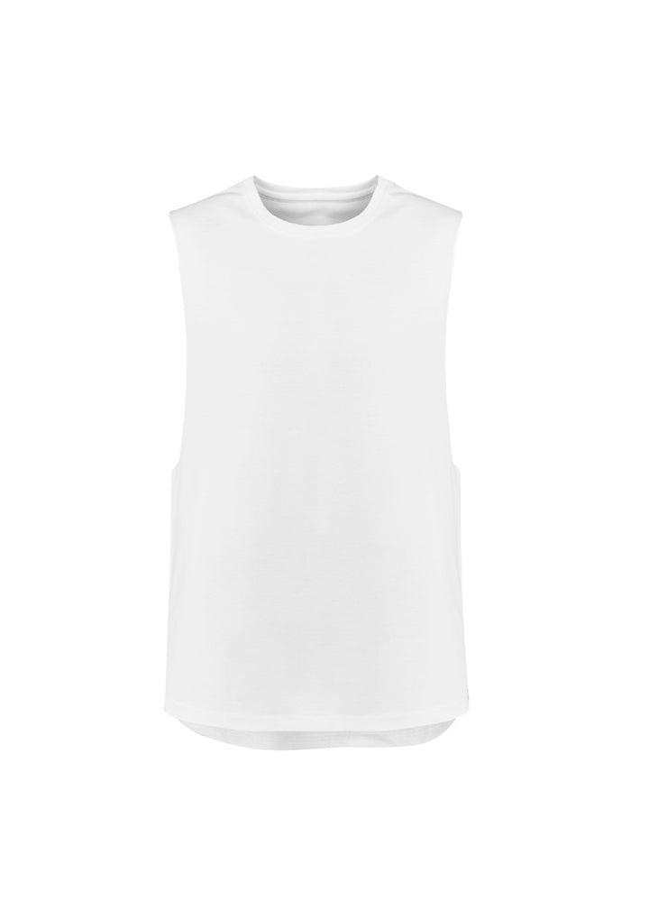 ZH137 - Syzmik - Mens Streetworx Sleeveless Tee | White