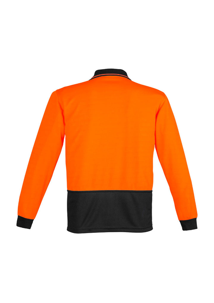 ZH232 - Syzmik - Unisex Hi Vis Basic Spliced Polo - Long Sleeve