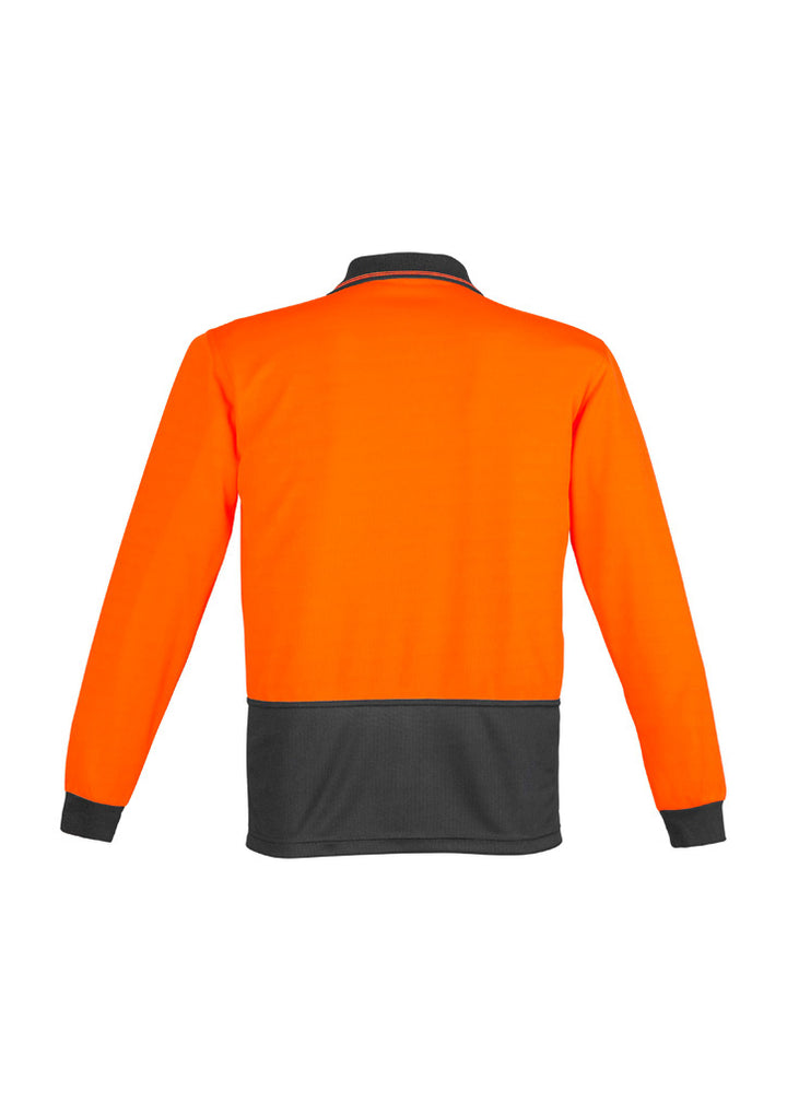 ZH232 - Syzmik - Unisex Hi Vis Basic Spliced Polo - Long Sleeve