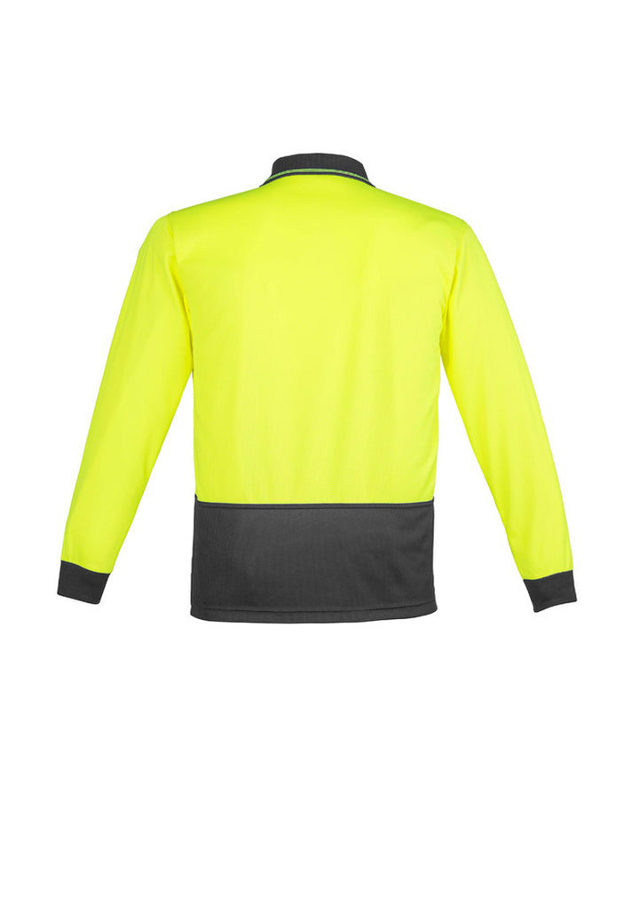 ZH232 - Syzmik - Unisex Hi Vis Basic Spliced Polo - Long Sleeve