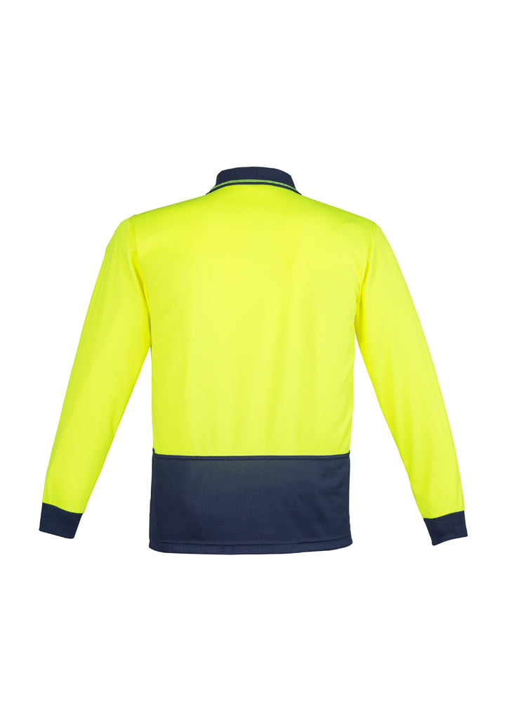 ZH232 - Syzmik - Unisex Hi Vis Basic Spliced Polo - Long Sleeve