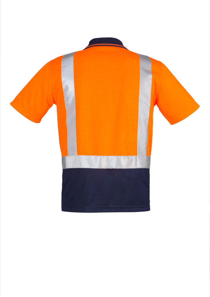 ZH233 - Syzmik - Mens Hi Vis Spliced Polo - Short Sleeve Shoulder Taped