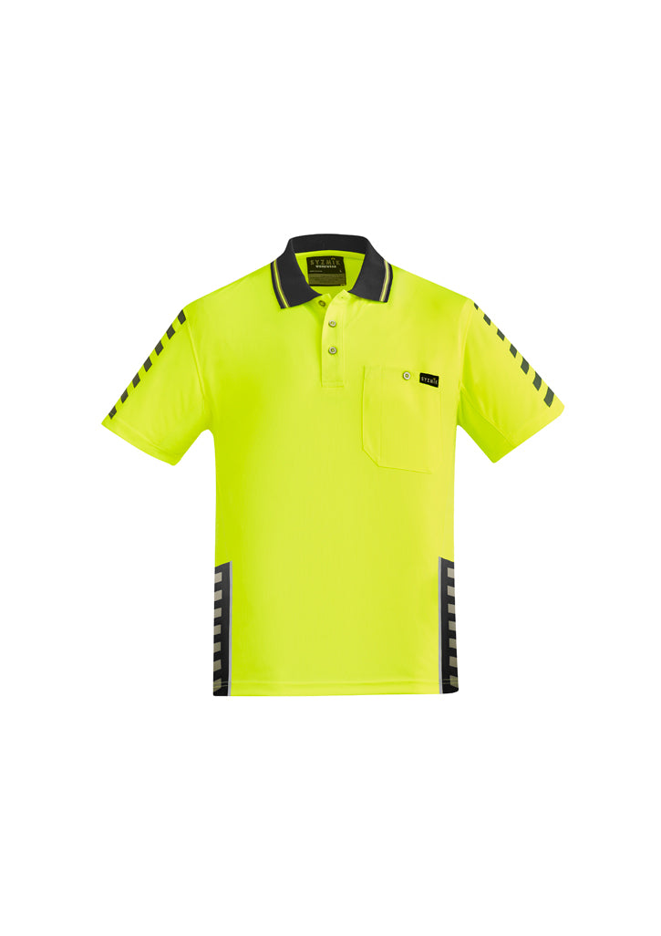 ZH320 - Syzmik - Mens Komodo Polo | Yellow/Black