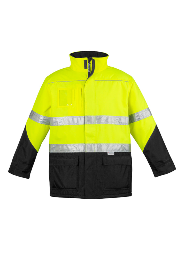 ZJ350 - Syzmik - Mens Hi Vis Storm Jacket | Yellow/Black