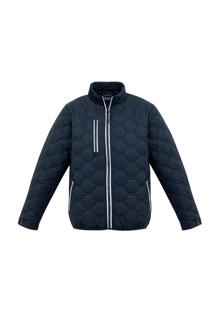 ZJ420 - Syzmik - Unisex Hexagonal Puffer Jacket | Navy