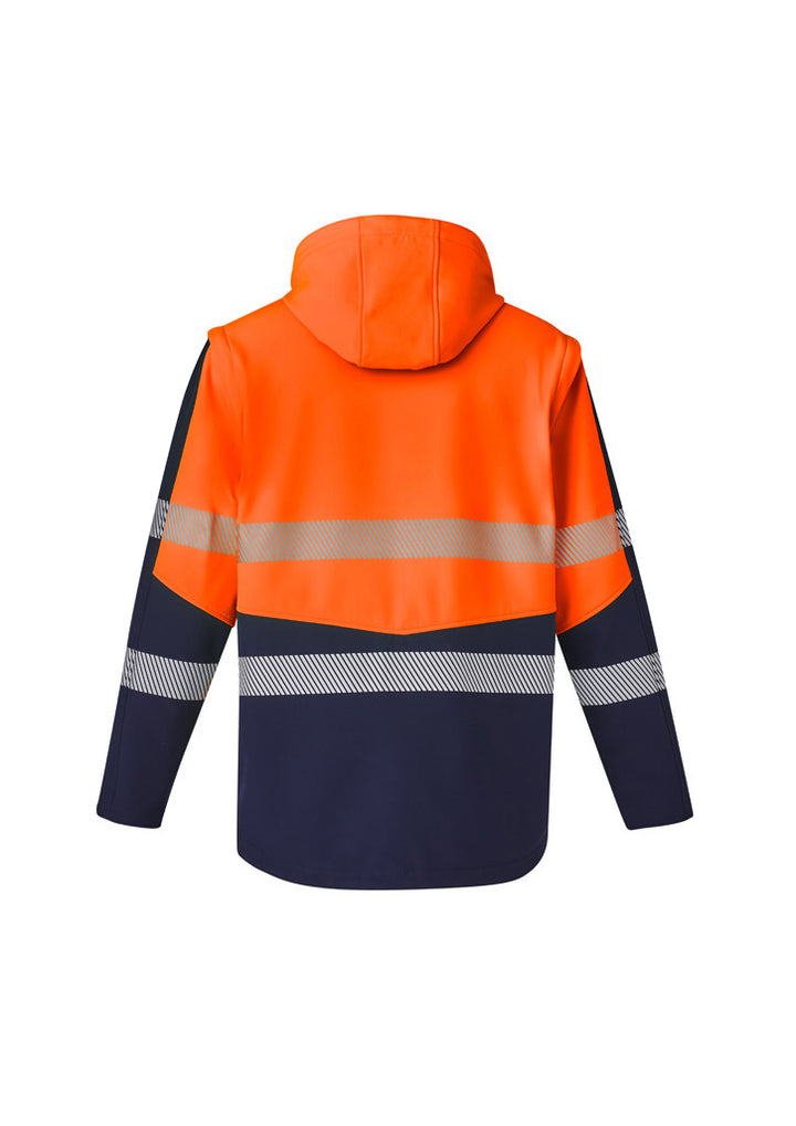 ZJ453 - Syzmik - Unisex Hi-Viz (2-in-1) Stretch Softshell Taped Jacket