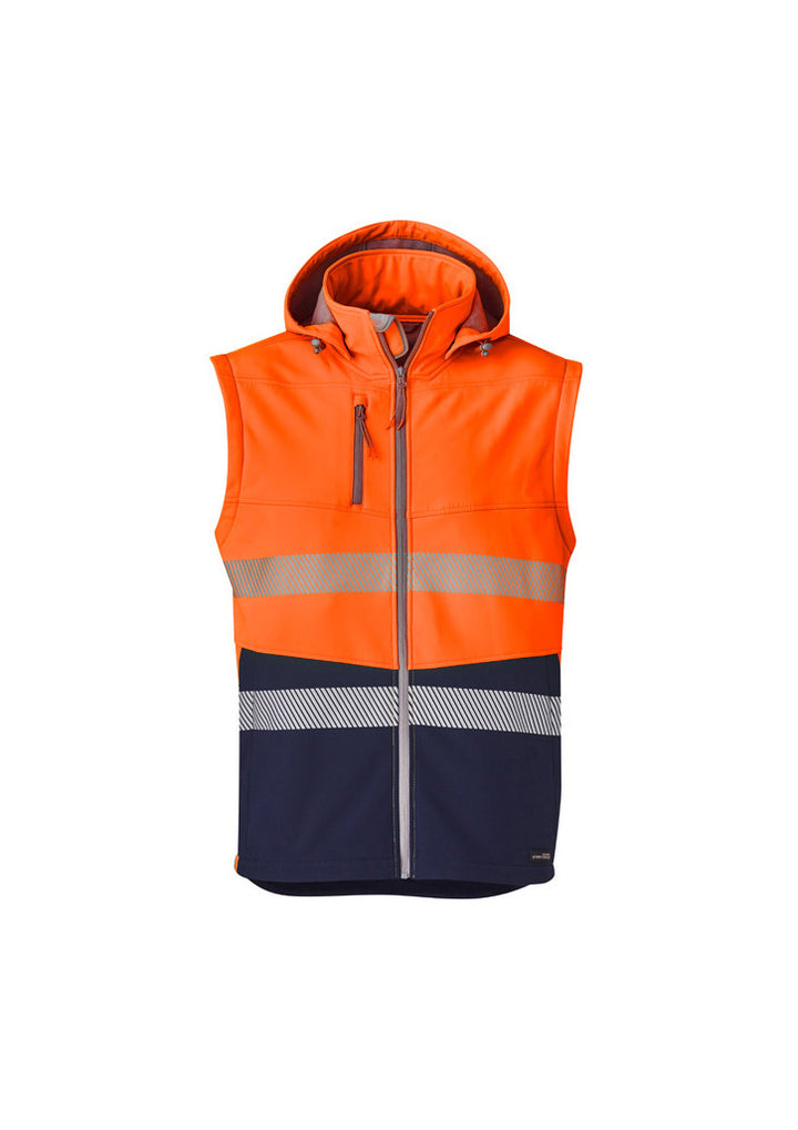 ZJ453 - Syzmik - Unisex Hi-Viz (2-in-1) Stretch Softshell Taped Jacket