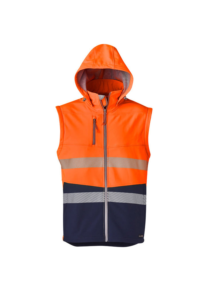ZJ453 - Syzmik - Unisex Hi-Viz (2-in-1) Stretch Softshell Taped Jacket