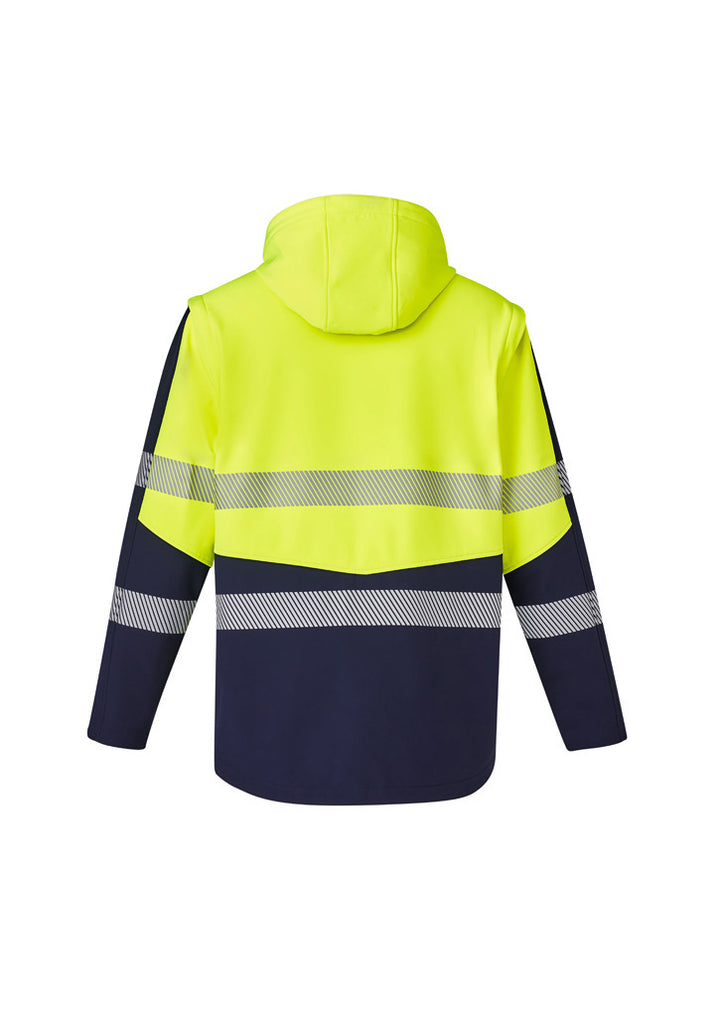 ZJ453 - Syzmik - Unisex Hi-Viz (2-in-1) Stretch Softshell Taped Jacket