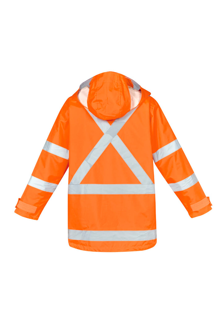 ZJ616 - Syzmik - Men's TTMC-W17 Hi-Vis X-Back (4 in 1) Waterproof Jacket (with reversible fleece vest)