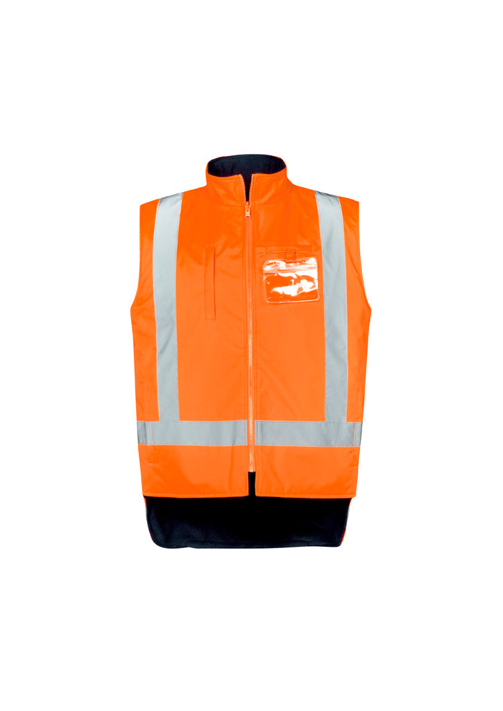 ZJ616 - Syzmik - Men's TTMC-W17 Hi-Vis X-Back (4 in 1) Waterproof Jacket (with reversible fleece vest)