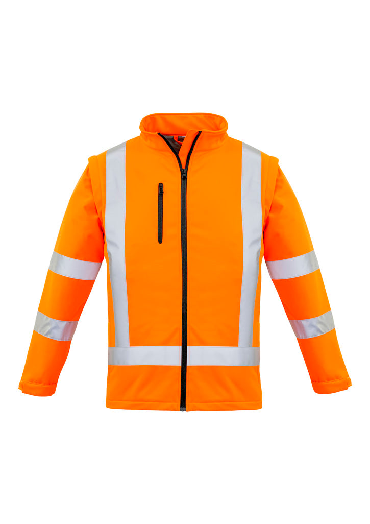 ZJ770 - Syzmik - Womens Hi Vis Rail X Back 2 in 1 Softshell Jacket | Orange