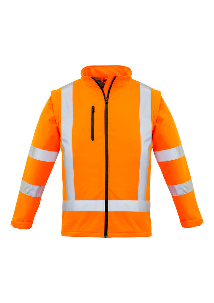 ZJ770 - Syzmik - Womens Hi Vis Rail X Back 2 in 1 Softshell Jacket | Orange