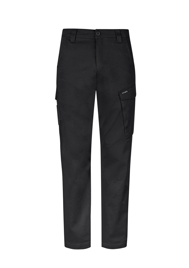 ZP230 - Syzmik - Mens Essential Basic Stretch Cargo Pant | Black