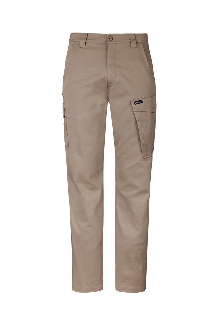 ZP230 - Syzmik - Mens Essential Basic Stretch Cargo Pant | Khaki