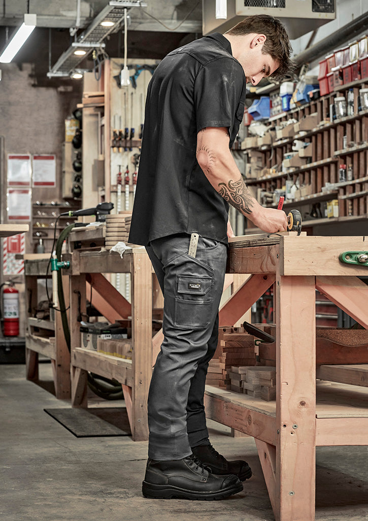 ZP230 - Syzmik - Mens Essential Basic Stretch Cargo Pant
