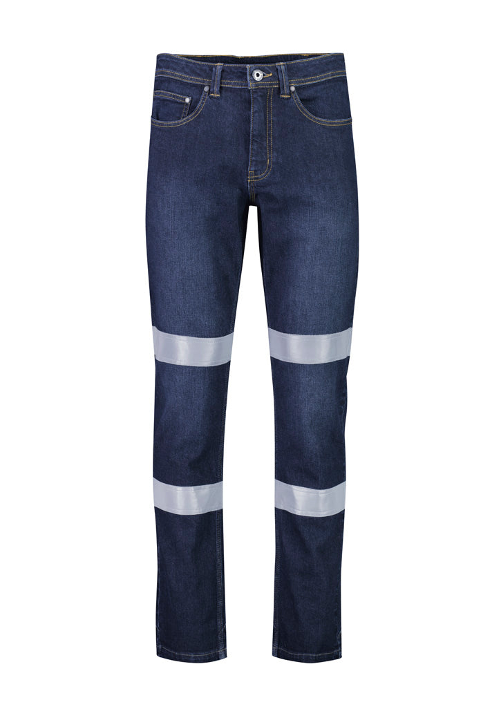 ZP907 - Syzmik - Mens Bio Motion Taped Stretch Jean | Denim