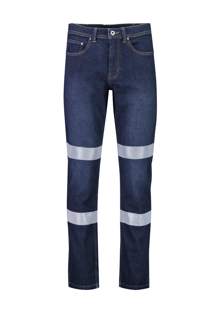 ZP907 - Syzmik - Mens Bio Motion Taped Stretch Jean | Denim