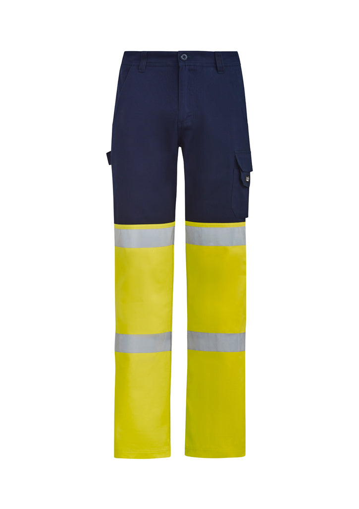 ZP980 - Syzmik - Mens Bio Motion Hi Vis Taped Pant | Yellow/Navy