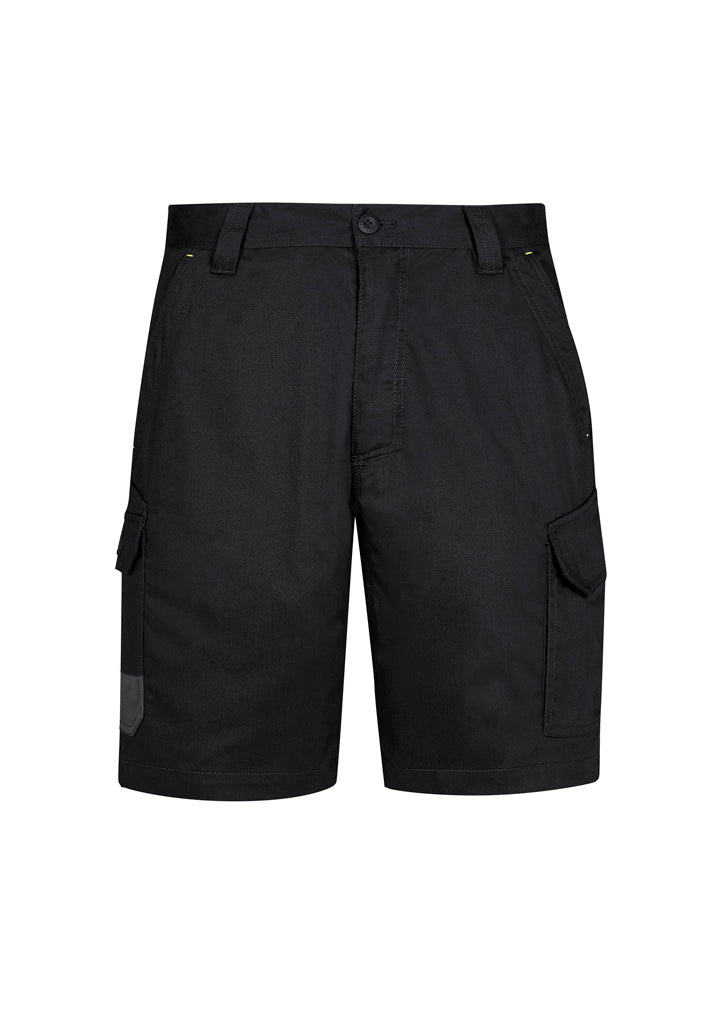 ZS146 - Syzmik - Mens Summer Cargo Short | Black