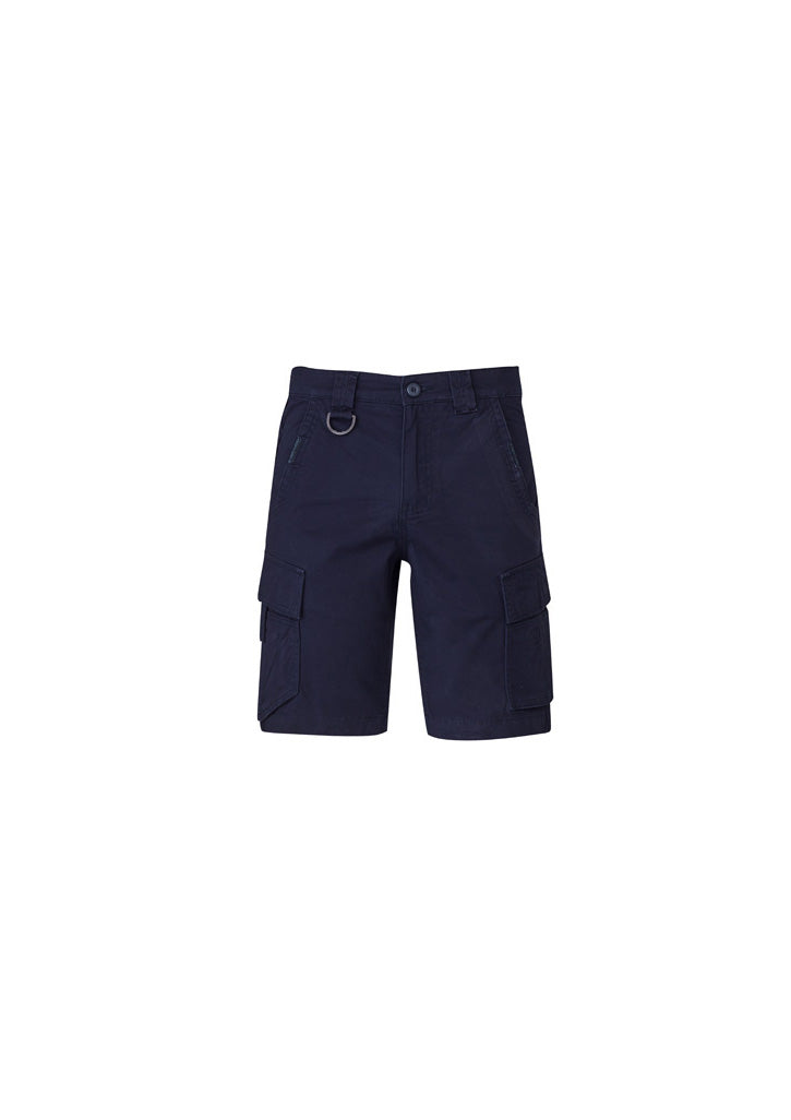 ZS360 - Syzmik - Mens Streetworx Curved Cargo Short | Navy
